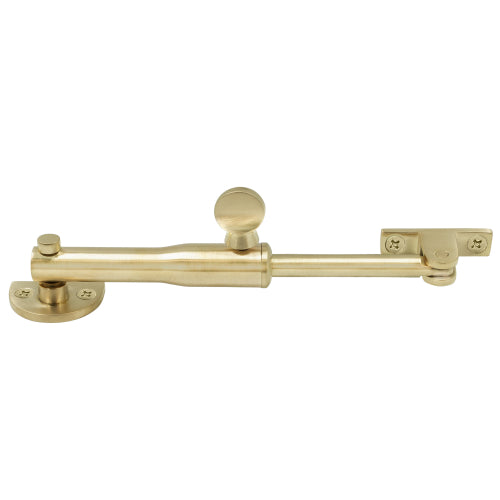 Restrictor Stay - Round in Satin Brass Unlaquered