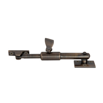 Restrictor Stay - Square in Brushed Bronze
