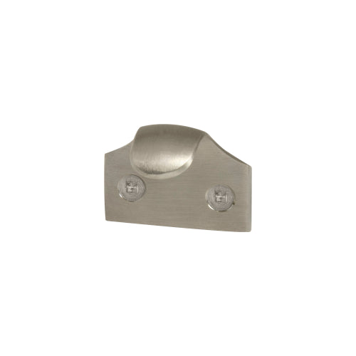 Sash Lift - Hook 39x12mm o/a - 23mm pj in Brushed Nickel