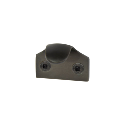 Sash Lift - Hook 39x12mm o/a - 23mm pj in Dark Roman Brass