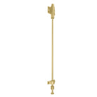Solid Brass Spring Catch 300mm in Matt Satin Brass