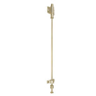 Solid Brass Spring Catch 300mm in Satin Brass Unlaquered