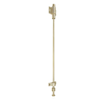 Solid Brass Spring Catch 300mm in Satin Brass Unlaquered