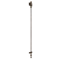 Solid Brass Spring Catch 450mm in Natural Bronze