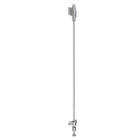 Solid Brass Spring Catch 450mm in Satin Chrome