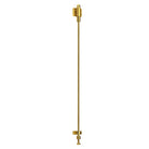 Solid Brass Spring Catch 450mm in Polished Brass Unlacquered