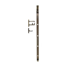 Windsor Casement Stay 300mm in black finish, metal window hardware with adjustable arm for secure window closure.