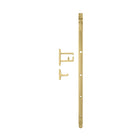 Windsor Casement Stay 300mm in matte black, showing the metal window latch with detailed design and mounting hardware.