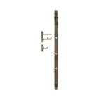 Windsor Casement Stay 300mm in orange, metal window hardware with adjustable arm for secure window closure.