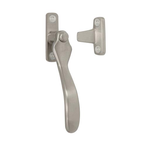 Traditional Wedge Fastener in Brushed Nickel