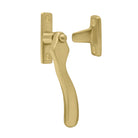 Traditional Wedge Fastener in Matt Satin Brass
