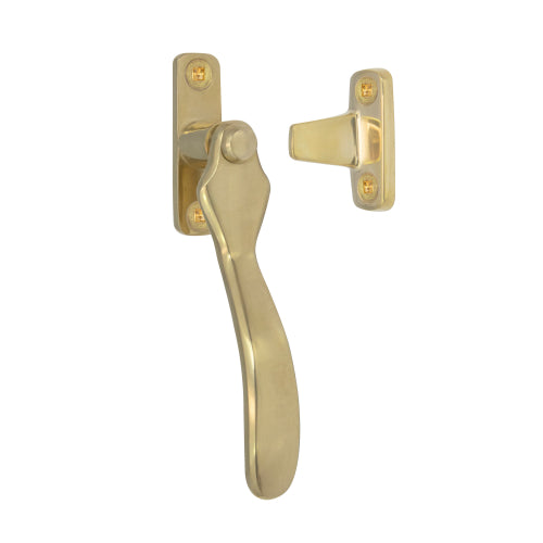 Traditional Wedge Fastener in Polished Brass