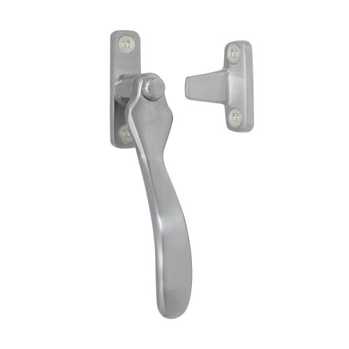 Traditional Wedge Fastener in Satin Chrome