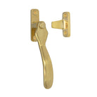 Traditional Wedge Fastener in Polished Brass Unlacquered