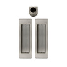 Windsor Cavity-Suite Ultra passage set with brushed nickel finish, featuring modern door handles and matching lock set.