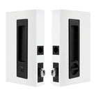 Windsor Cavity-Suite Ultra lock set in black, featuring multiple keys and lock components for secure door installation.