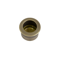 Windsor Circular Edge Pull handle with a Ø29mm diameter, featuring a sleek round design in a rich finish.