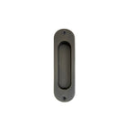 Single Flush Pull H120mm x W34mm in Dark Roman Brass