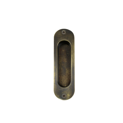 Single Flush Pull H120mm x W34mm in Oil Rubbed Bronze