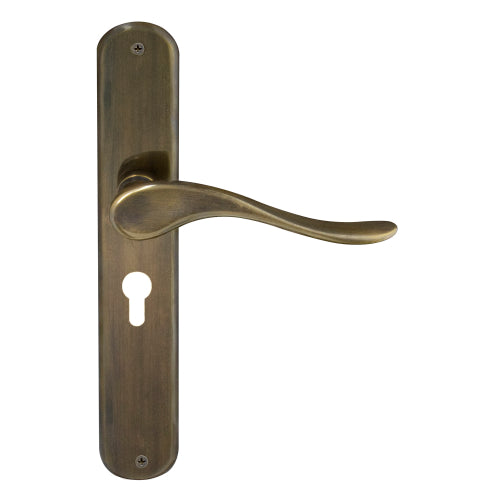 Haven Oval Backplate E48 Keyhole in Oil Rubbed Bronze