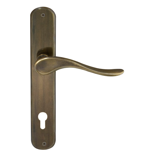 Haven Oval Backplate E85 Keyhole in Oil Rubbed Bronze