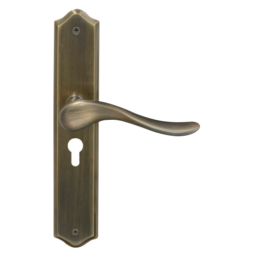 Haven Traditional Backplate E48 Keyhole in Brushed Bronze