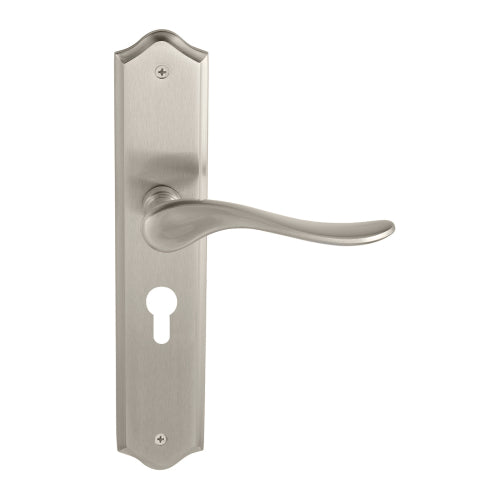 Haven Traditional Backplate E48 Keyhole in Brushed Nickel