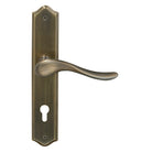 Haven Traditional Backplate E85 Keyhole in Brushed Bronze