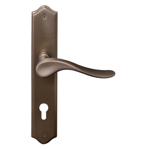 Haven Traditional Backplate E85 Keyhole in Matt Antique Bronze