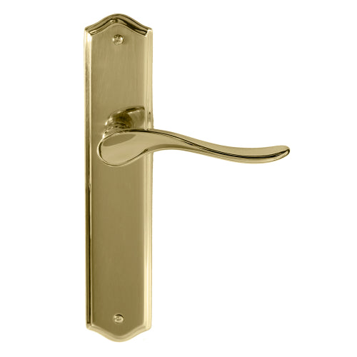 Haven Traditional Backplate in Polished Brass