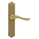 Haven Traditional Backplate in Rumbled Brass