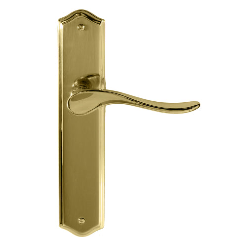 Haven Traditional Backplate in Polished Brass Unlacquered