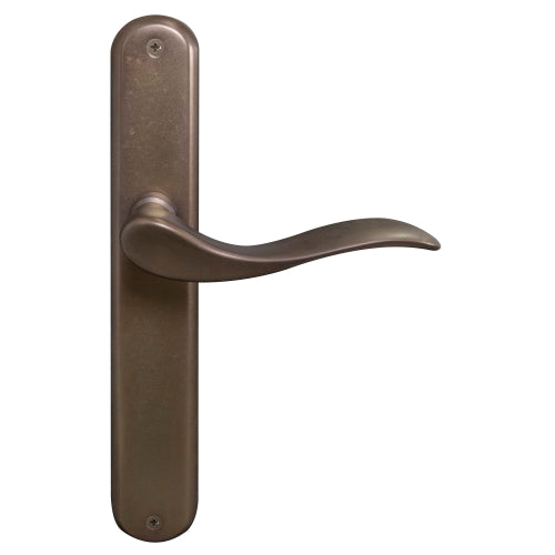 Hermitage Oval Backplate in Matt Antique Bronze