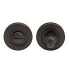 Privacy Turn & Release - 50mm Rose in Dark Roman Brass