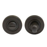 Privacy Turn & Release - 50mm Rose in Dark Roman Brass