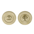 Privacy Turn & Release - 50mm Rose in Satin Brass Unlaquered