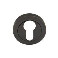 Escutcheon - 50mm Rose (Pair) in Dark Roman Brass
