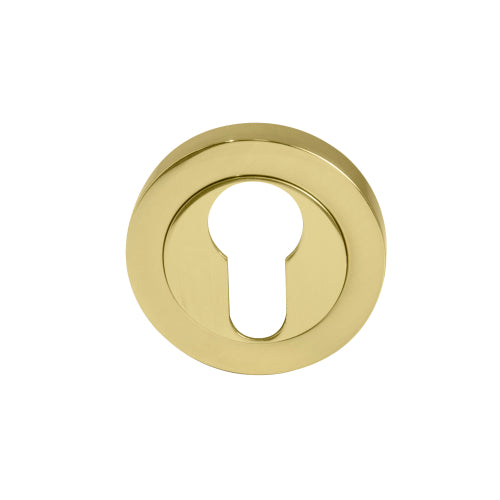 Escutcheon - 50mm Rose (Pair) in Polished Brass