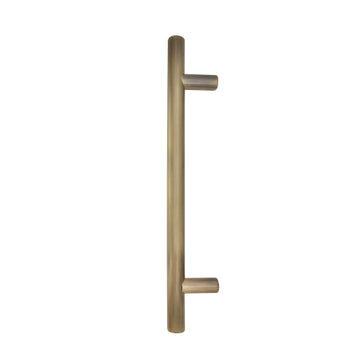 Windsor 8190, Round Profile, Brass Pull Handle Pair Round 300mm OA in Brushed Bronze
