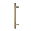 Windsor 8190, Round Profile, Brass Pull Handle Pair Round 300mm OA in Brushed Bronze