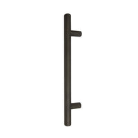Windsor 8190, Round Profile, Brass Pull Handle Pair Round 300mm OA in Dark Roman Brass