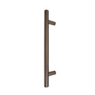 Windsor 8190, Round Profile, Brass Pull Handle Pair Round 300mm OA in Matt Antique Bronze