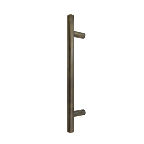 Windsor 8190, Round Profile, Brass Pull Handle Pair Round 300mm OA in Oil Rubbed Bronze