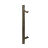 Windsor 8190, Round Profile, Brass Pull Handle Pair Round 300mm OA in Oil Rubbed Bronze
