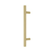 Windsor 8190, Round Profile, Brass Pull Handle Pair Round 300mm OA in Polished Brass
