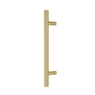 Windsor 8190, Round Profile, Brass Pull Handle Pair Round 300mm OA in Polished Brass