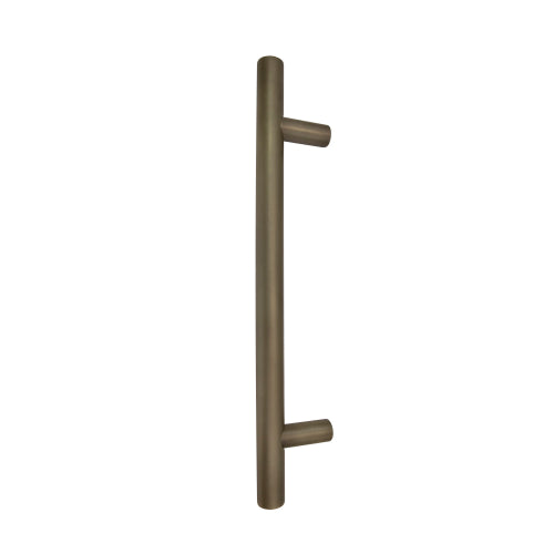Windsor 8190, Round Profile, Brass Pull Handle Pair Round 300mm OA in Roman Brass