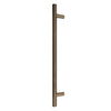 Windsor 8191, Round Profile, Brass Pull Handle Pair Round 400mm OA in Antique Bronze
