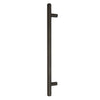 Windsor 8191, Round Profile, Brass Pull Handle Pair Round 400mm OA in Dark Roman Brass