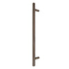 Windsor 8191, Round Profile, Brass Pull Handle Pair Round 400mm OA in Matt Antique Bronze